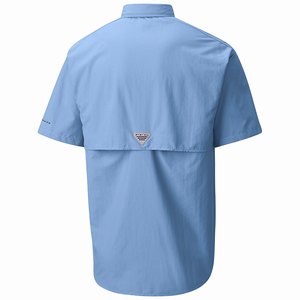 Columbia PFG Bahama™ II Shortärmad Skjorta Herr Blå (WOKTI6129)